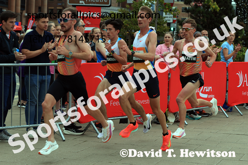 Elite Mens 5k, AJ Bell Great North 5k. Photo: David T. Hewitson/Sports for All Pics